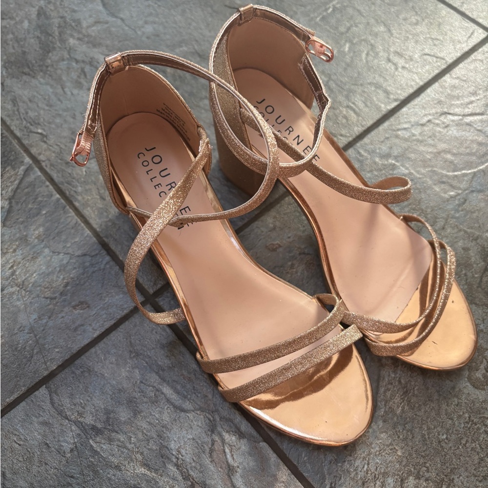 Worn once Rose Gold heels